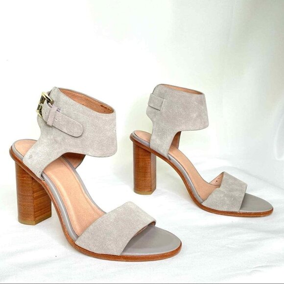 Joie Opal Suede Sandal taupe 38 - Picture 4 of 5